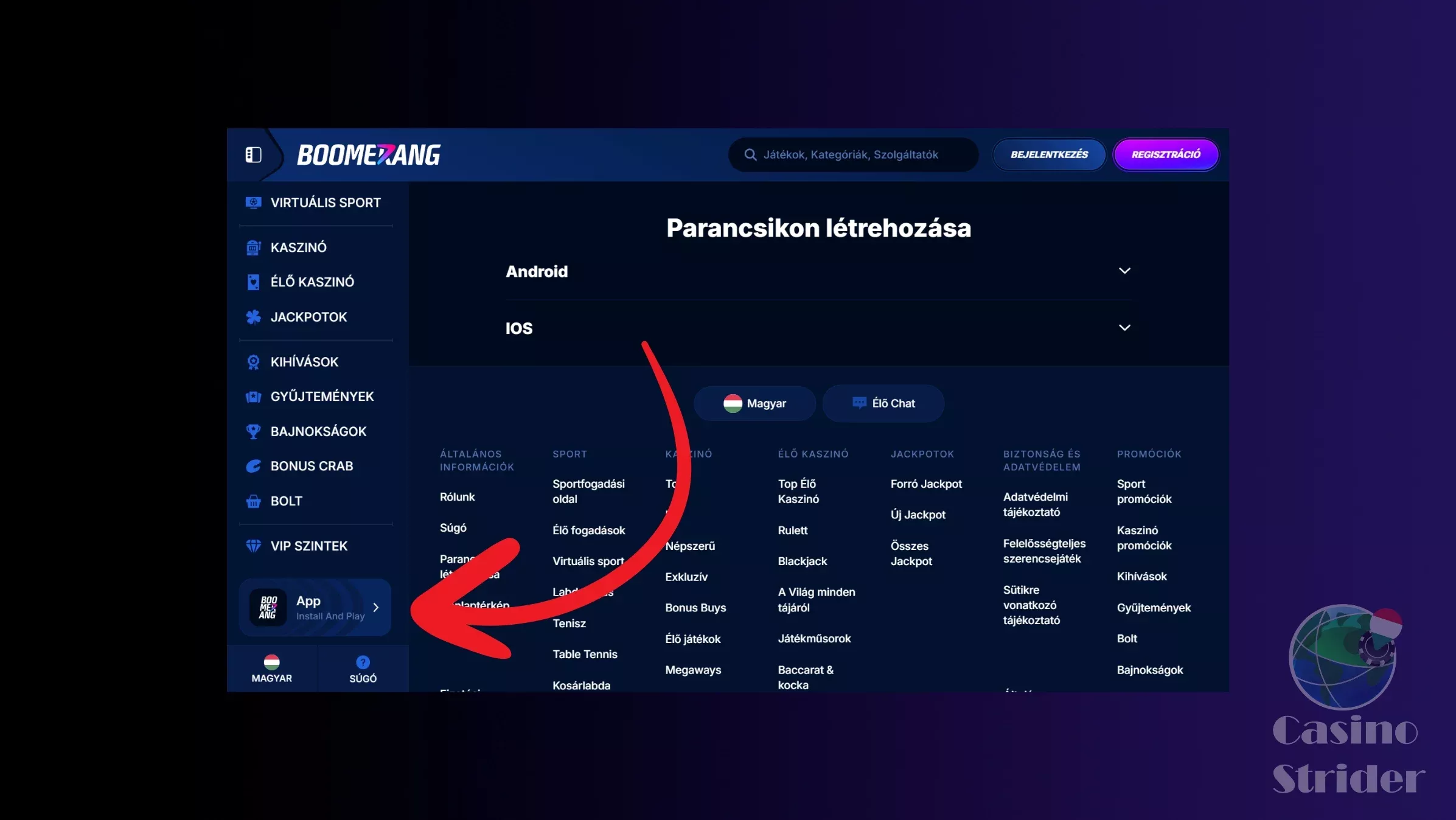 boomerang bet kaszinó 13