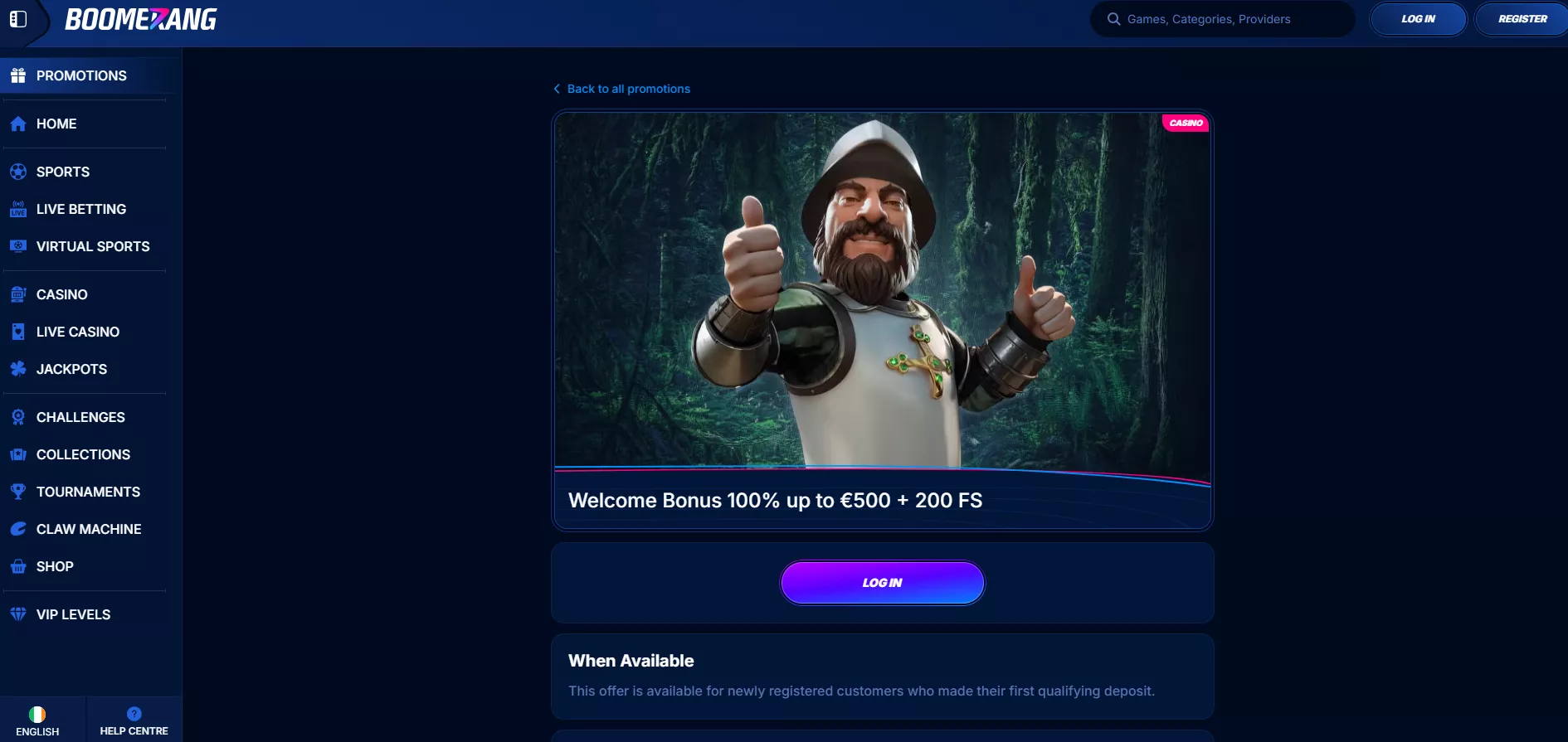 Boomerang bet android