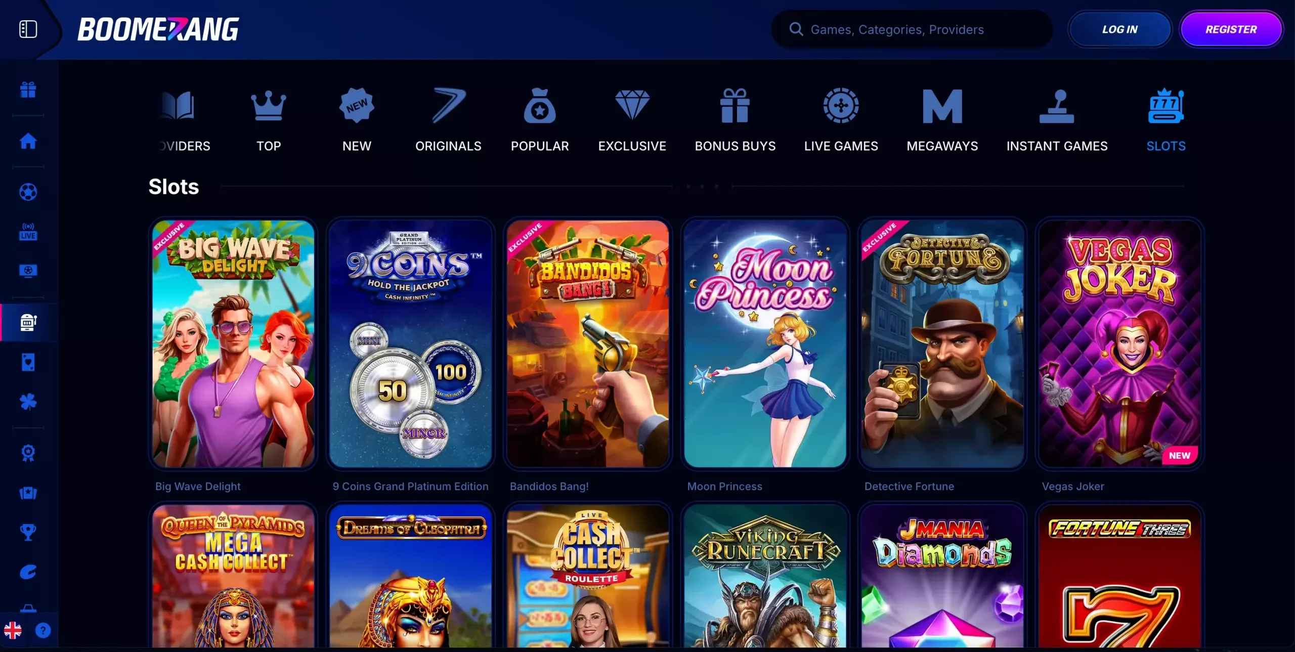 casino boomerang bet 64