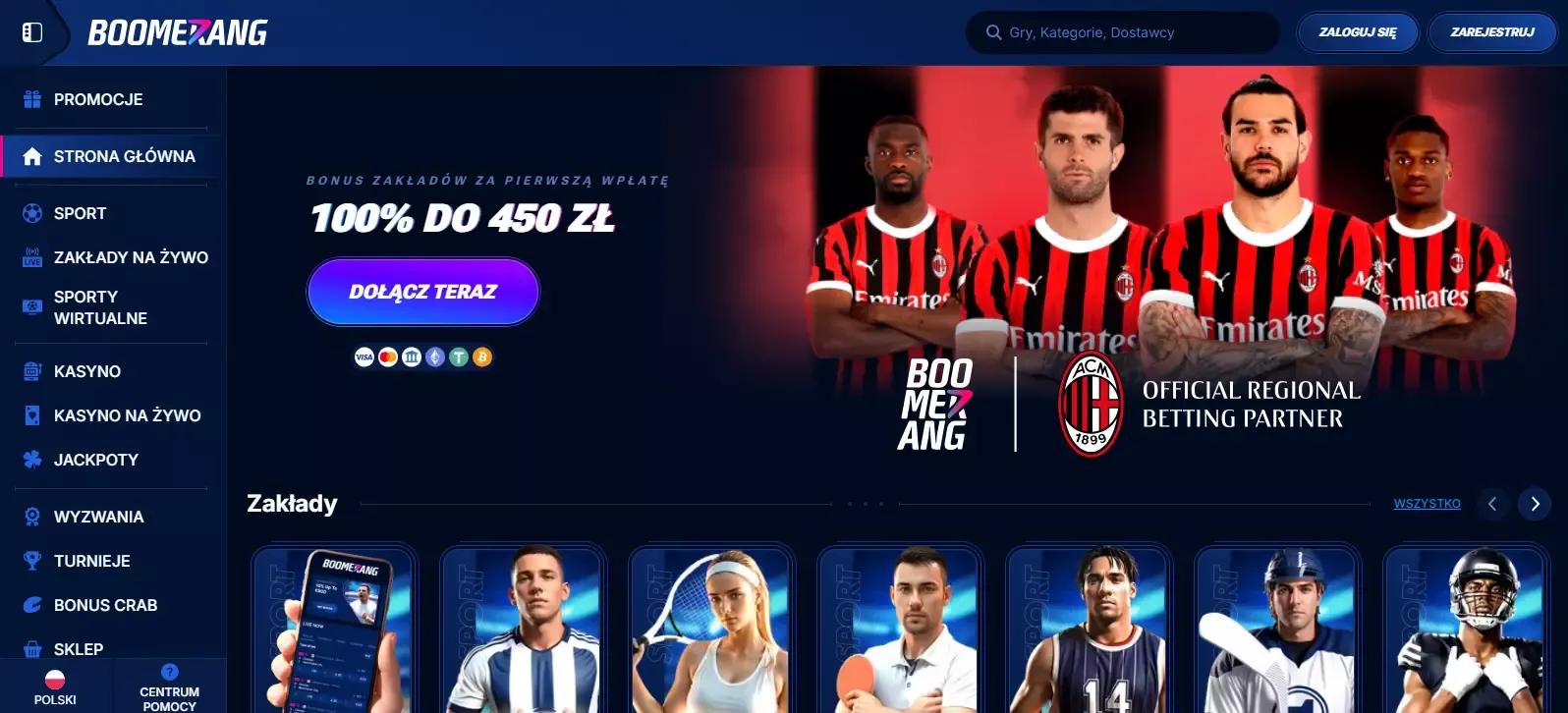 kasyno boomerang bet 98