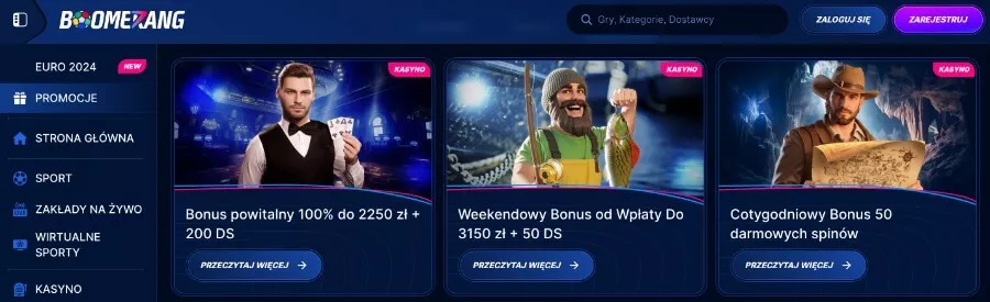 ODBIERZ BONUS - bonusy boomerang bet - Boomerang Bet | 9